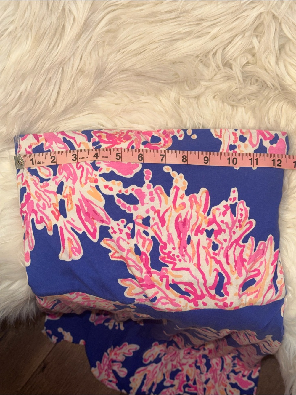Lilly Pulitzer XXS Strapless Floral Maxi Dress Blue Pink Built In Bra Resort - Picture 7 of 9